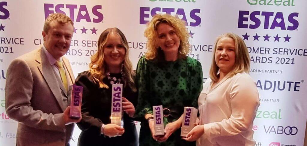 ESTAS Awards e1642091521685 1024x486 - Poole Alcock Awarded as Top Conveyancer for Customer Service in UK