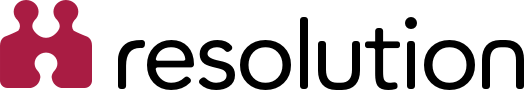 Transparent background resolution logo